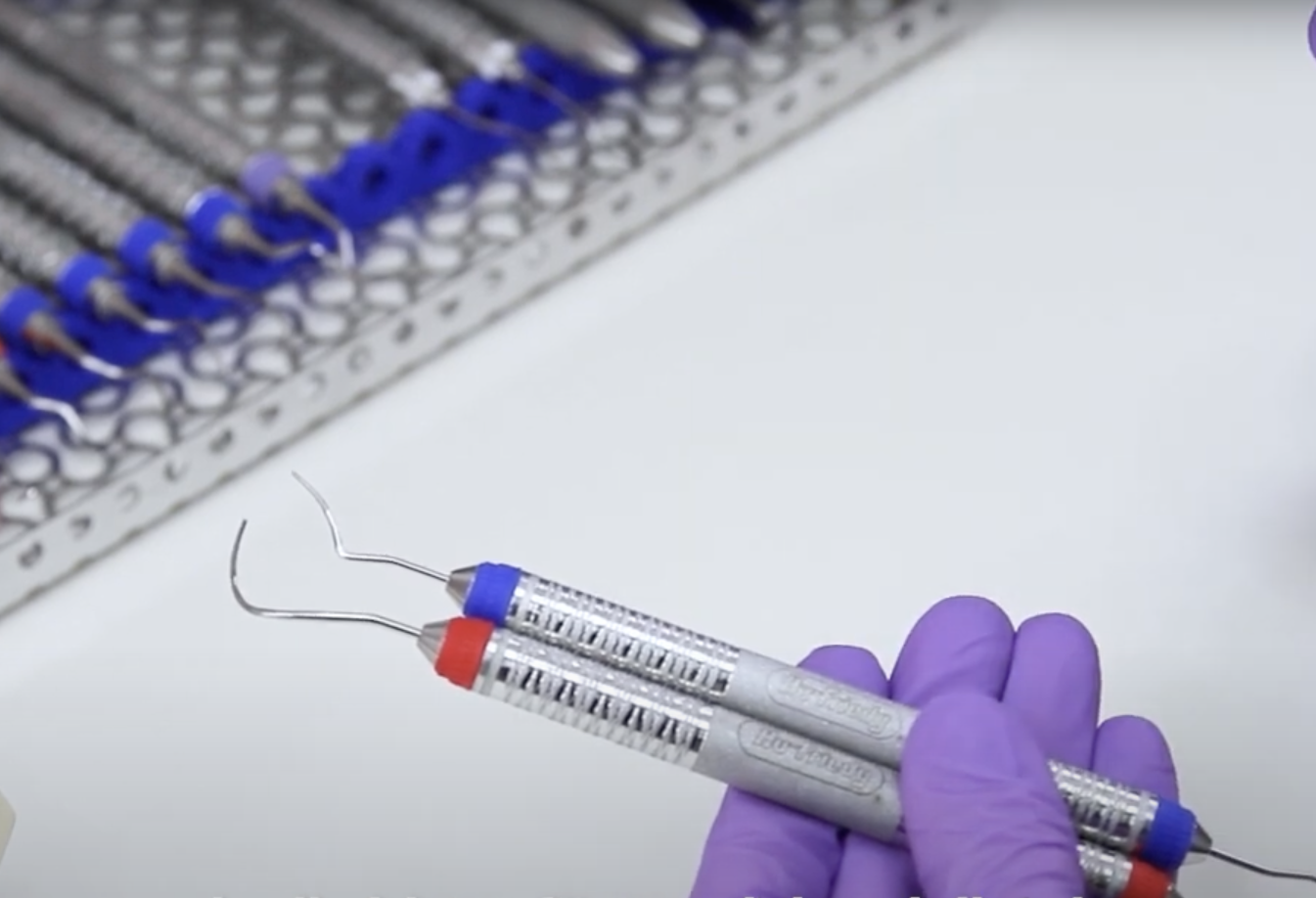 Anwendung der Diamondtec Furkationsfeilen